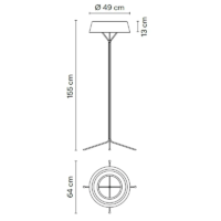 Vibia Lily 5725 LED-Stehleuchte – Bild 5