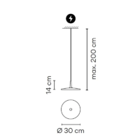 Vibia Skan 0270 LED-Pendelleuchte Ø 30 cm – Bild 9