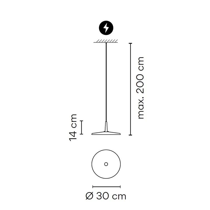 Vibia Skan 0270 LED-Pendelleuchte Ø 30 cm – Bild 9