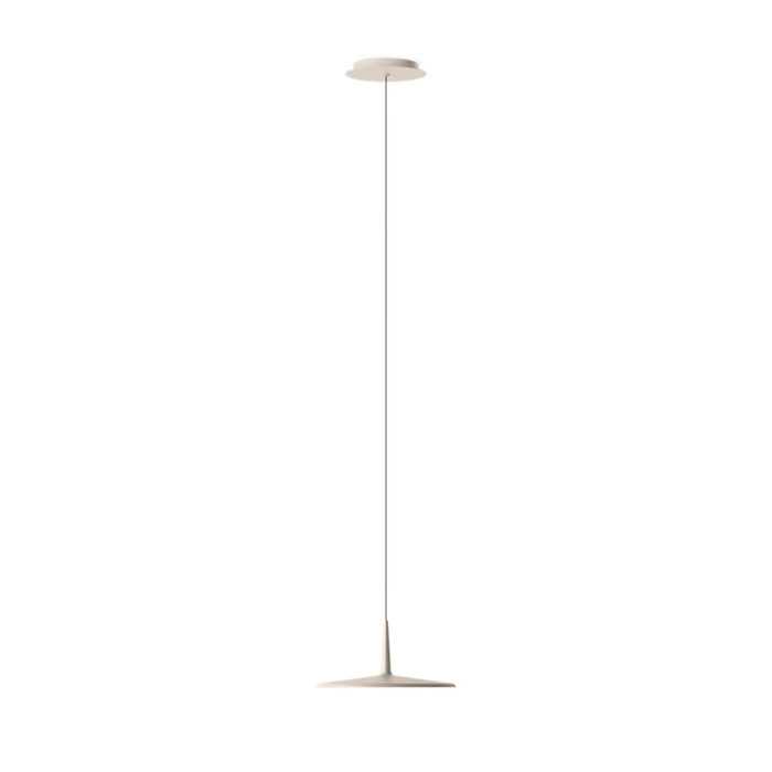 Vibia Skan 0270 LED-Pendelleuchte Ø 30cm beige