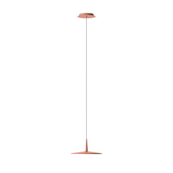 Vibia Skan 0270 LED-Pendelleuchte Ø 30cm Terra Rot