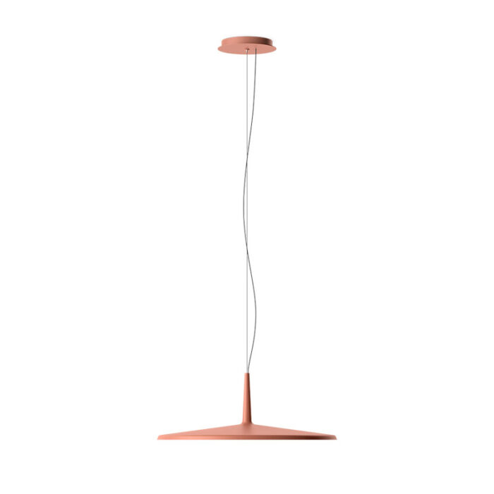 Vibia Skan 0275 LED-Pendelleuchte Ø 60 cm Terra Rot