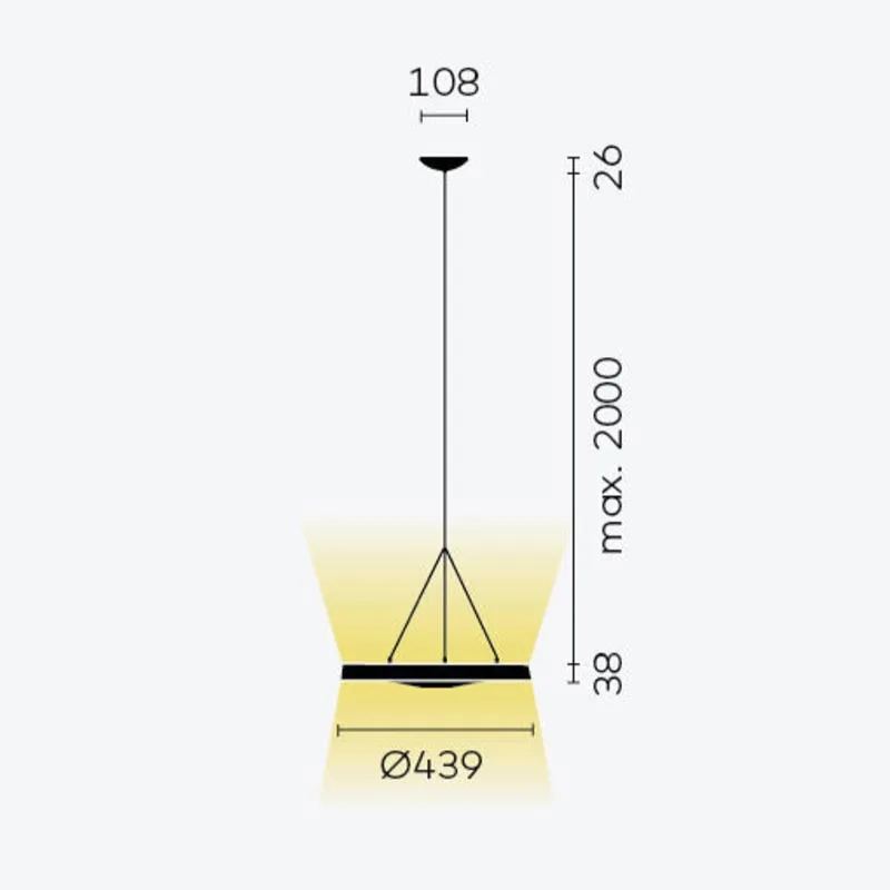 Belux disk LED-Pendelleuchte – Bild 8