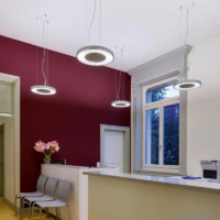 Belux disk LED-Pendelleuchte