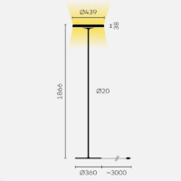 Belux disk LED-Stehleuchte – Bild 7