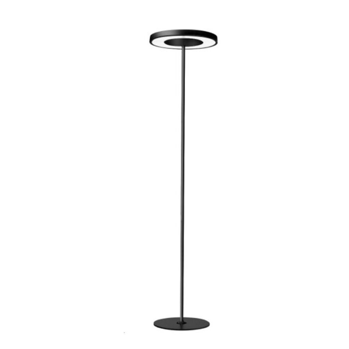 Belux disk LED-Stehleuchte schwarz