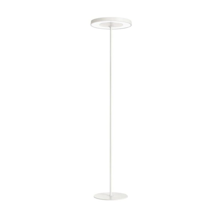 Belux disk LED-Stehleuchte weiss