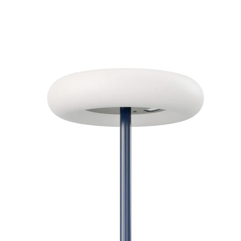 Belux oto LED-Leseleuchte Ø 30 cm Tiefblau glänzend