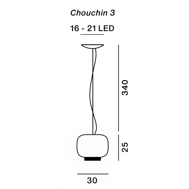 Foscarini Chouchin Reverse 3 LED-Pendelleuchte – Bild 5