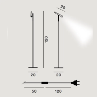 Foscarini Magneto LED-Stehleuchte – Bild 8