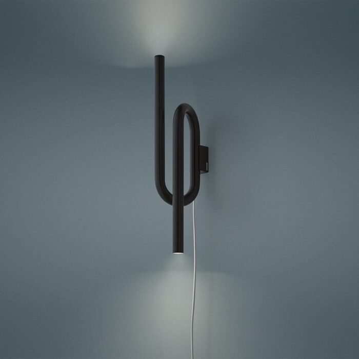 Foscarini Tobia LED-Wandleuchte schwarz