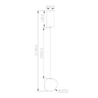 LOOM Design Ice Ball 1 LED-Pendelleuchte – Bild 6