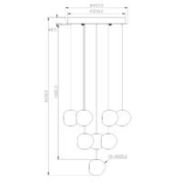 LOOM Design Ice Ball 10 LED-Pendelleuchte – Bild 12