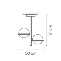 Vibia Palma 3760 LED-Pendelleuchte – Bild 4