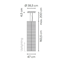 Vibia Rhythm Vertical 2142 LED-Pendelleuchte – Bild 8