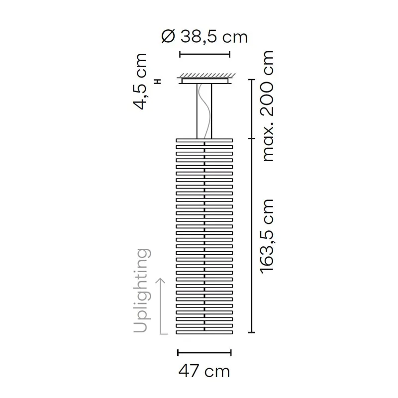 Vibia Rhythm Vertical 2142 LED-Pendelleuchte – Bild 8