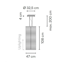 Vibia Rhythm Vertical 2141 LED-Pendelleuchte – Bild 7