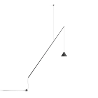 Vibia North 5666 LED-Stehleuchte schwarz
