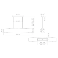 10 HEURES 10 Colonne Pendant Horizontal 160 Pendelleuchte – Bild 7
