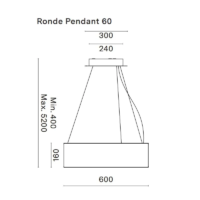 10 HEURES 10 Ronde Pendant 60 Pendelleuchte – Bild 12