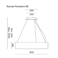 10 HEURES 10 Ronde Pendant 80 Pendelleuchte – Bild 12