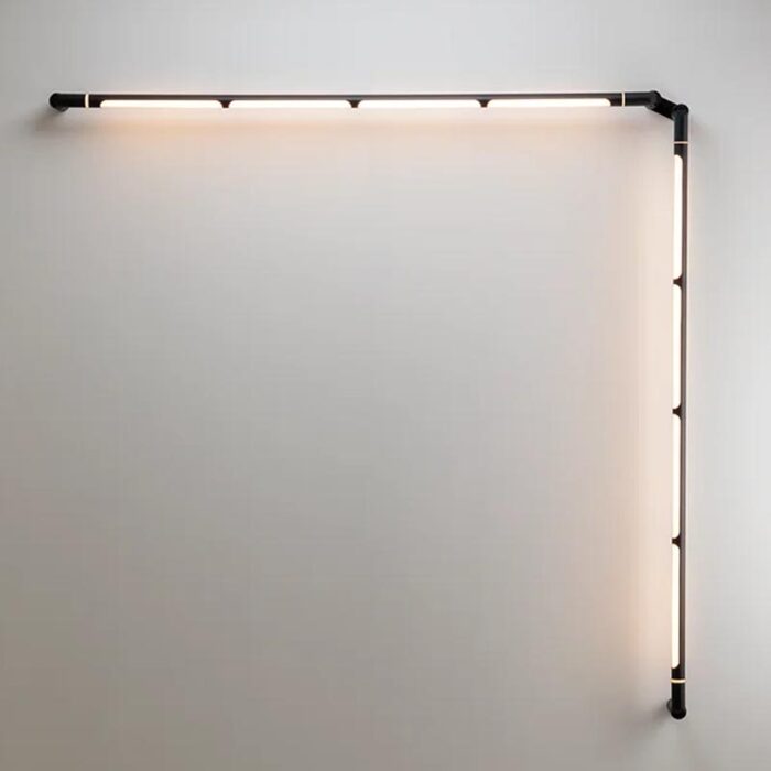 Estiluz Arco A-4000X2 LED-Wandleuchte schwarz