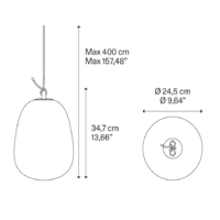 Lodes Oblò large LED-Pendelleuchte – Bild 15