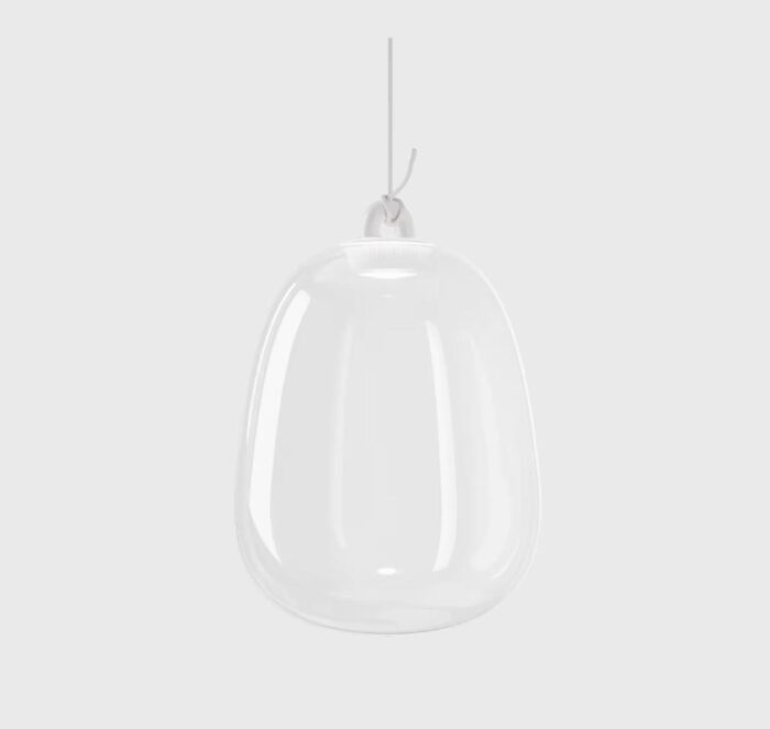 Lodes Oblò large LED-Pendelleuchte Clear