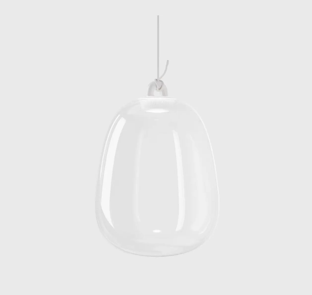 Lodes Oblò large LED-Pendelleuchte Clear