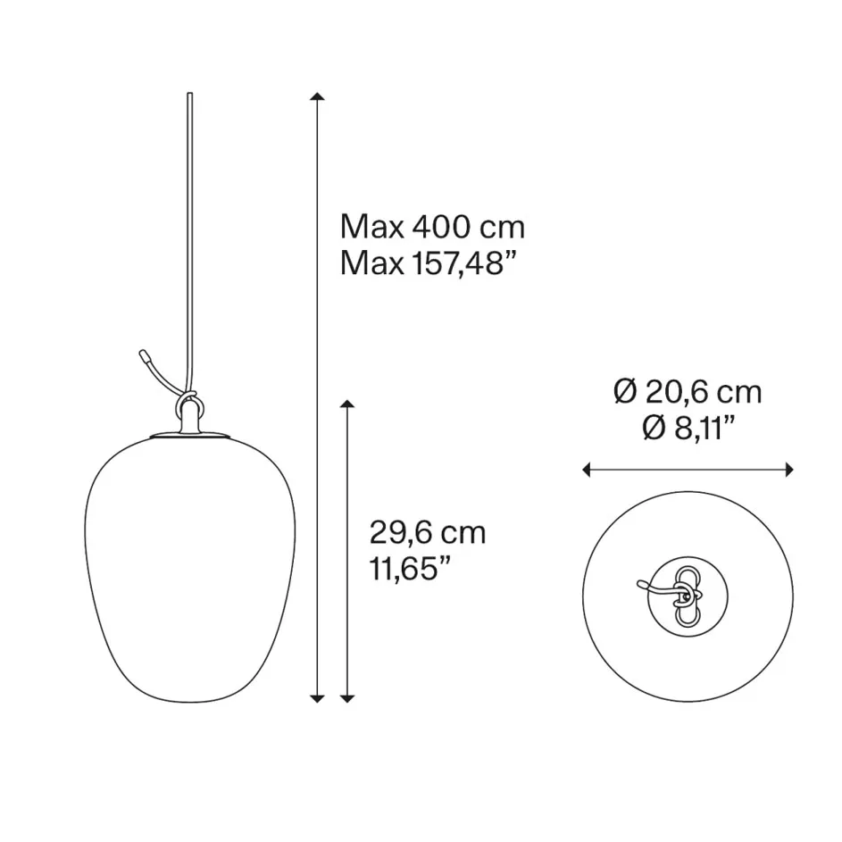 Lodes Oblò medium LED-Pendelleuchte – Bild 11