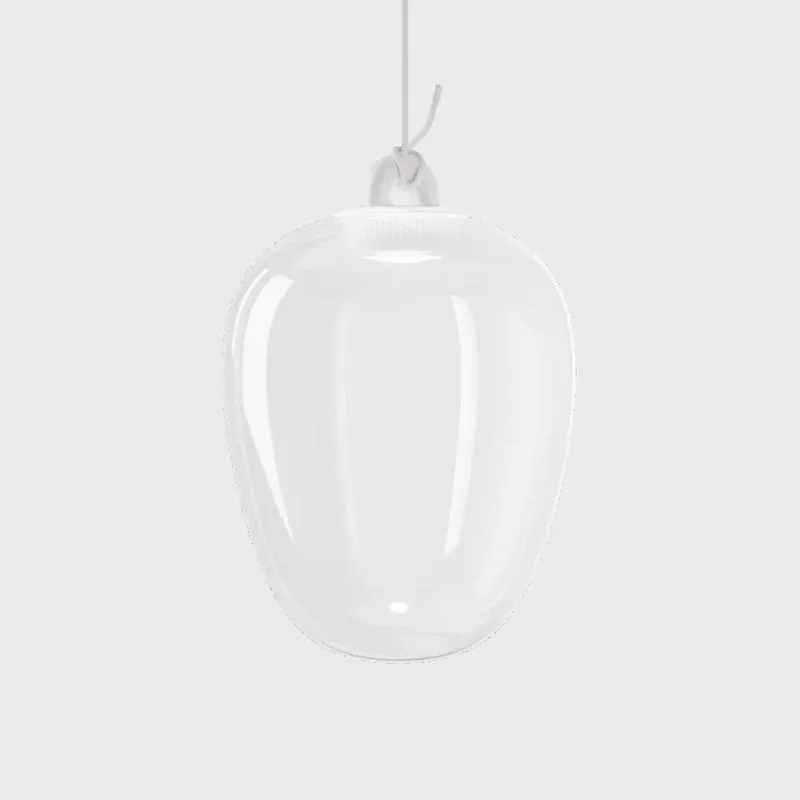 Lodes Oblò medium LED-Pendelleuchte Clear