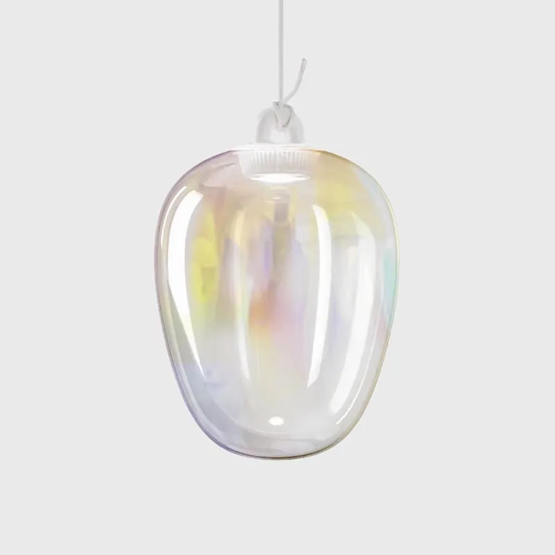 Lodes Oblò medium LED-Pendelleuchte Rainbow