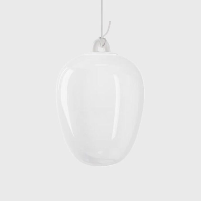 Lodes Oblò medium LED-Pendelleuchte Silk White