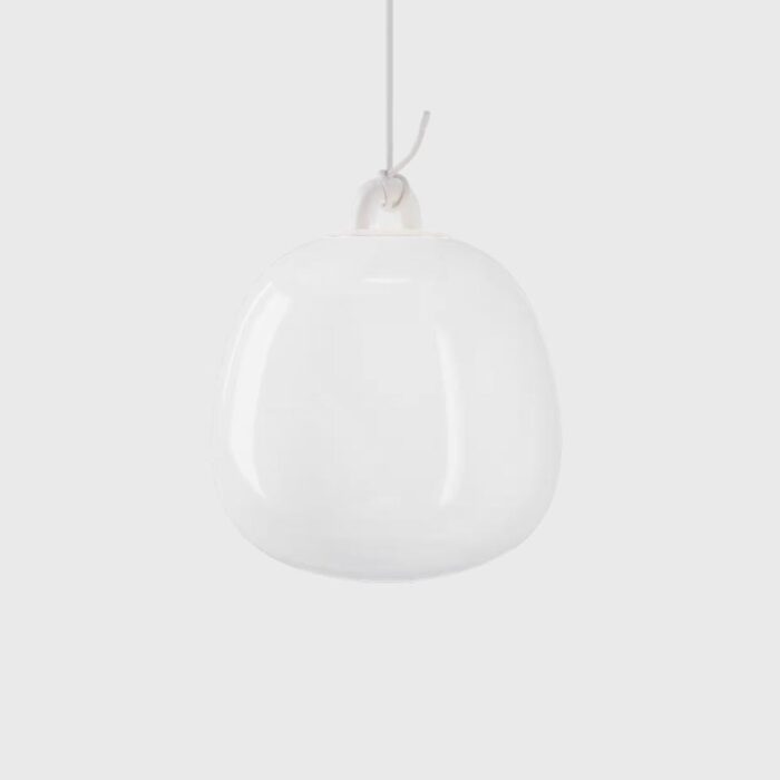 Lodes Oblò small LED-Pendelleuchte Silk White