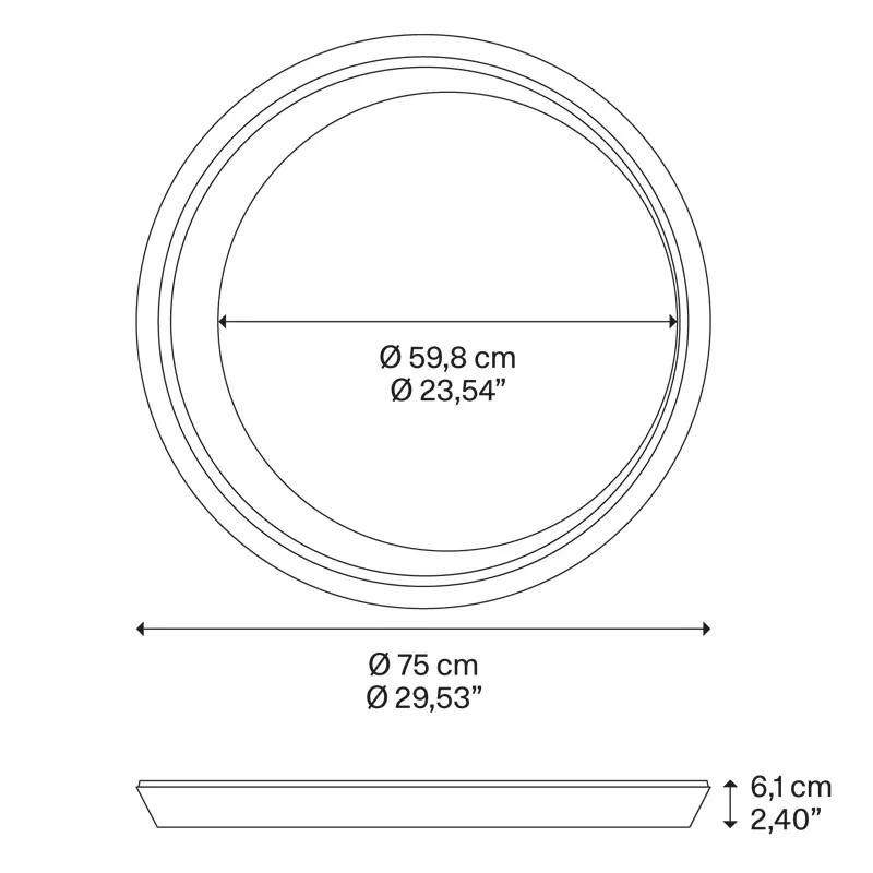 Lodes Tidal 75 LED-Deckenleuchte – Bild 13