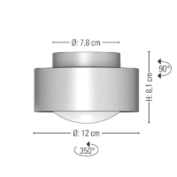 prediger.base p.078 mit Linse LED-Decken- und Wandstrahler mit Linse – Bild 6