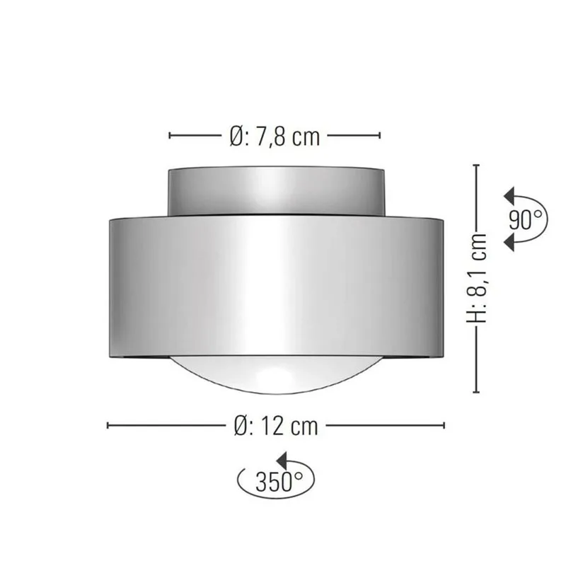 prediger.base p.078 mit Linse LED-Decken- und Wandstrahler mit Linse – Bild 6