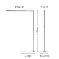 prediger.base p.110 LED Office-Stehleuchte, zweiseitig strahlend – Bild 13