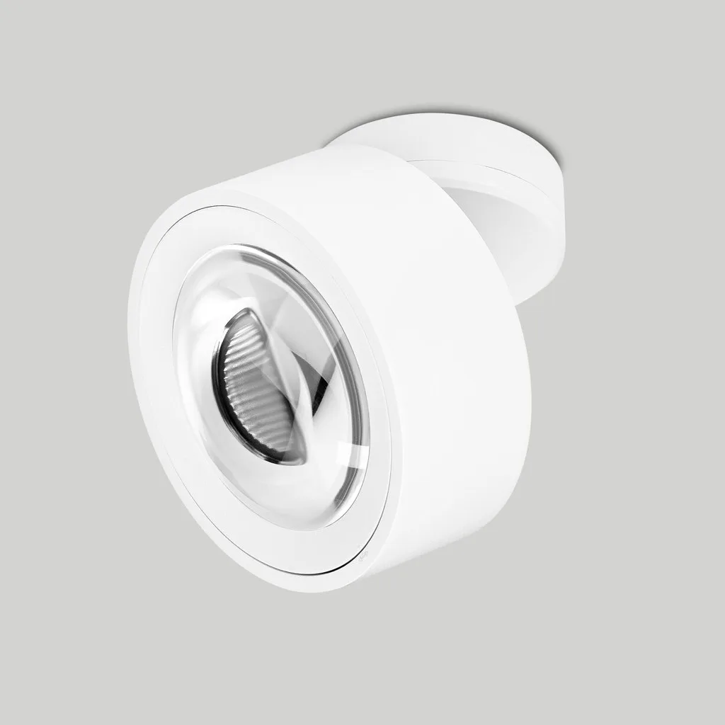 prediger.base p.078 mit Linse LED-Decken- und Wandstrahler Weiß