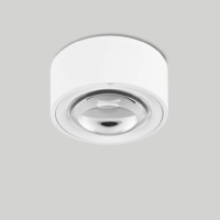 prediger.base p.078 mit Linse LED-Deckenleuchte Weiß
