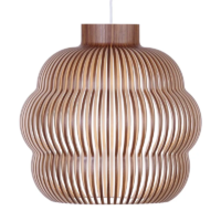 Secto Design Kumulo 5200 Pendelleuchte Walnussfurnier