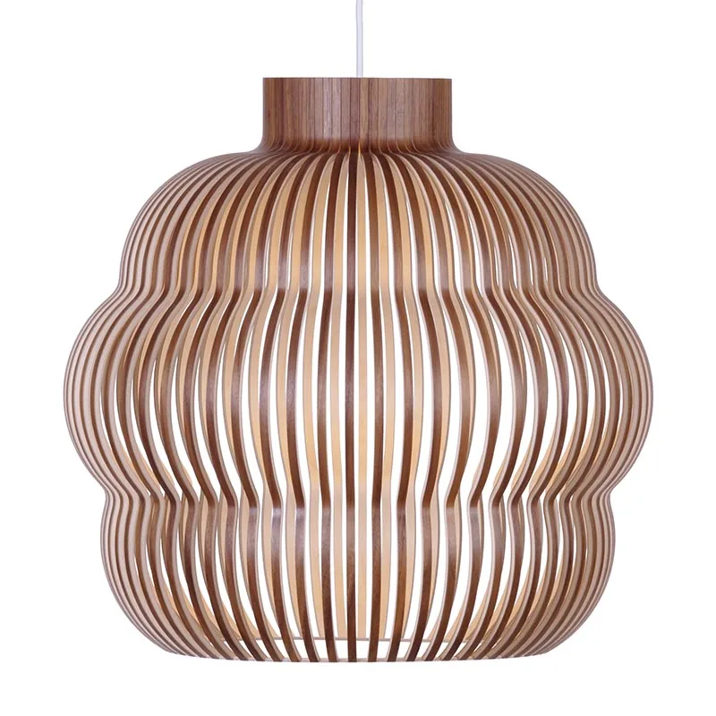 Secto Design Kumulo 5200 Pendelleuchte Walnussfurnier