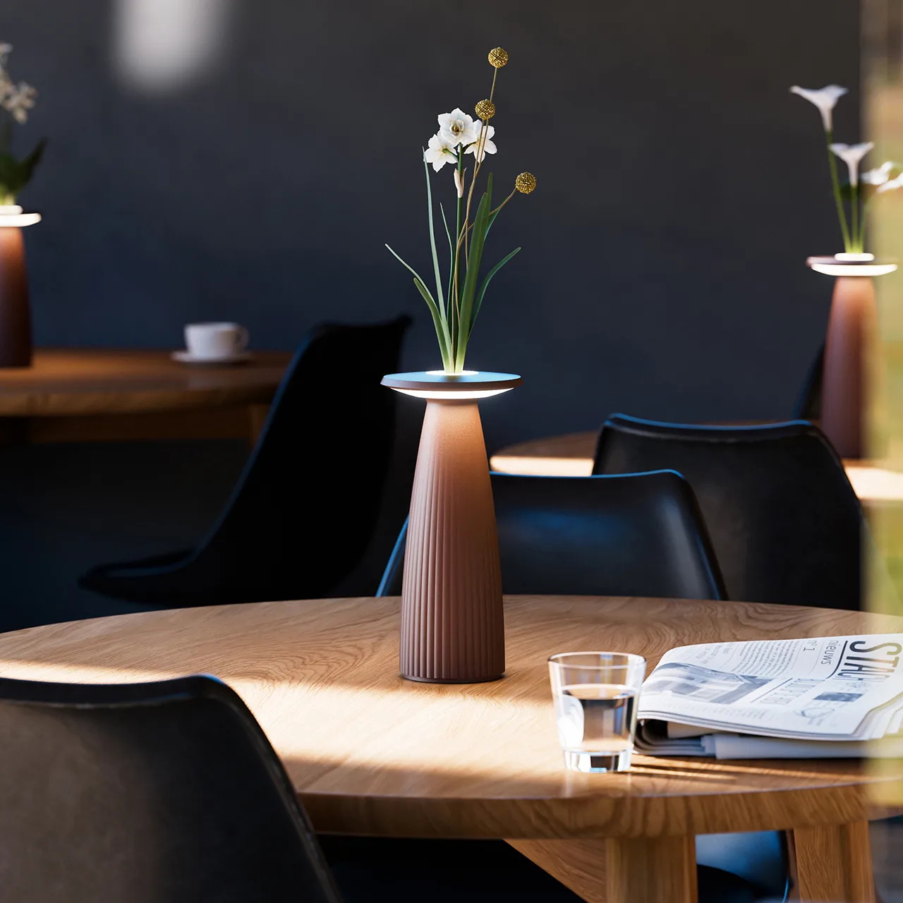 Sigor Nuflair Akku-Tischleuchte sonnengelb – Bild 3