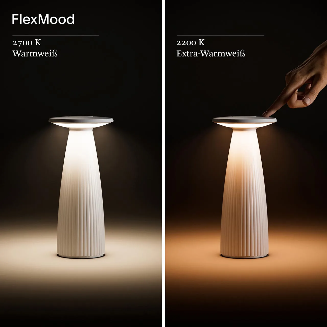 Sigor Nuflair Akku-Tischleuchte sonnengelb – Bild 5