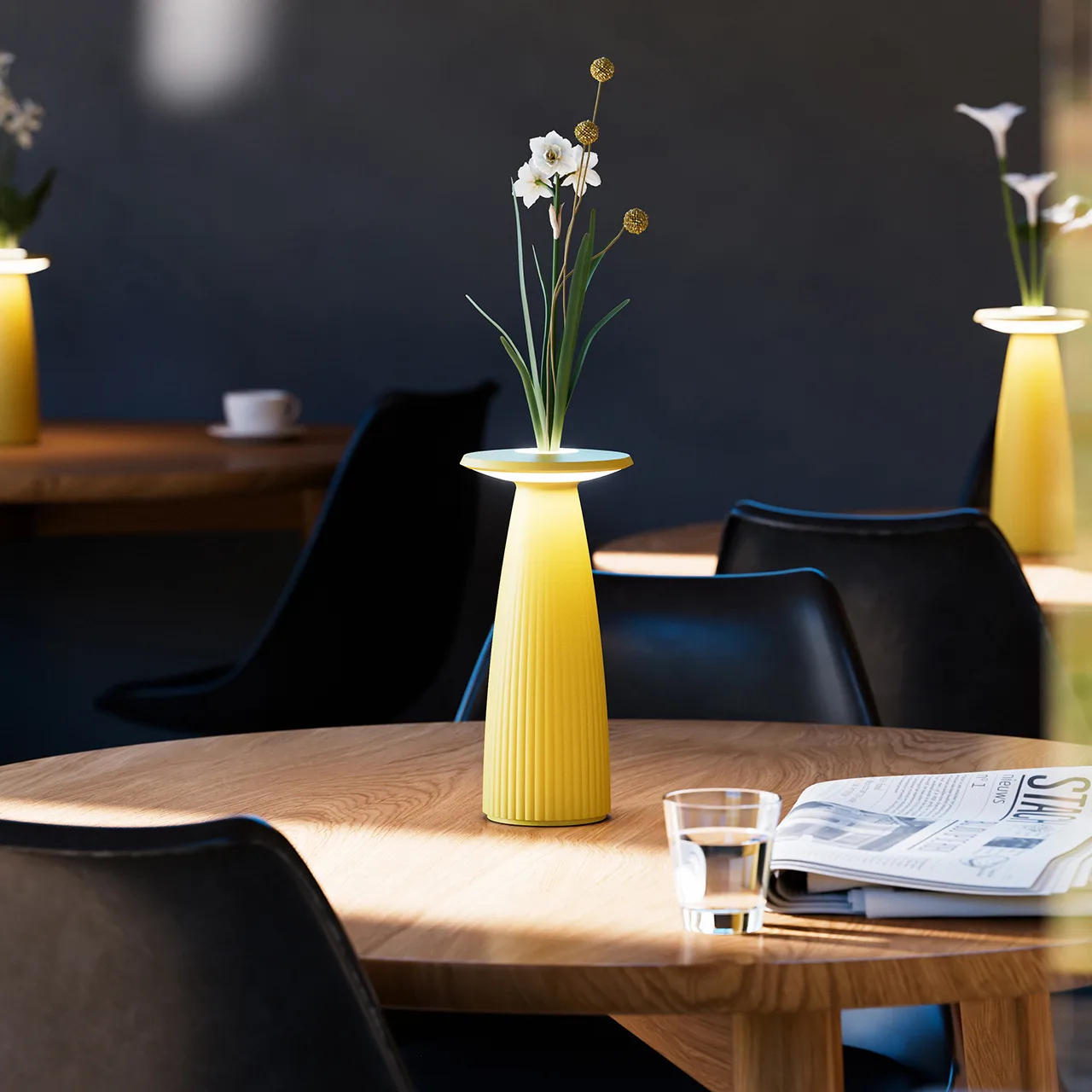 Sigor Nuflair Akku-Tischleuchte sonnengelb – Bild 6