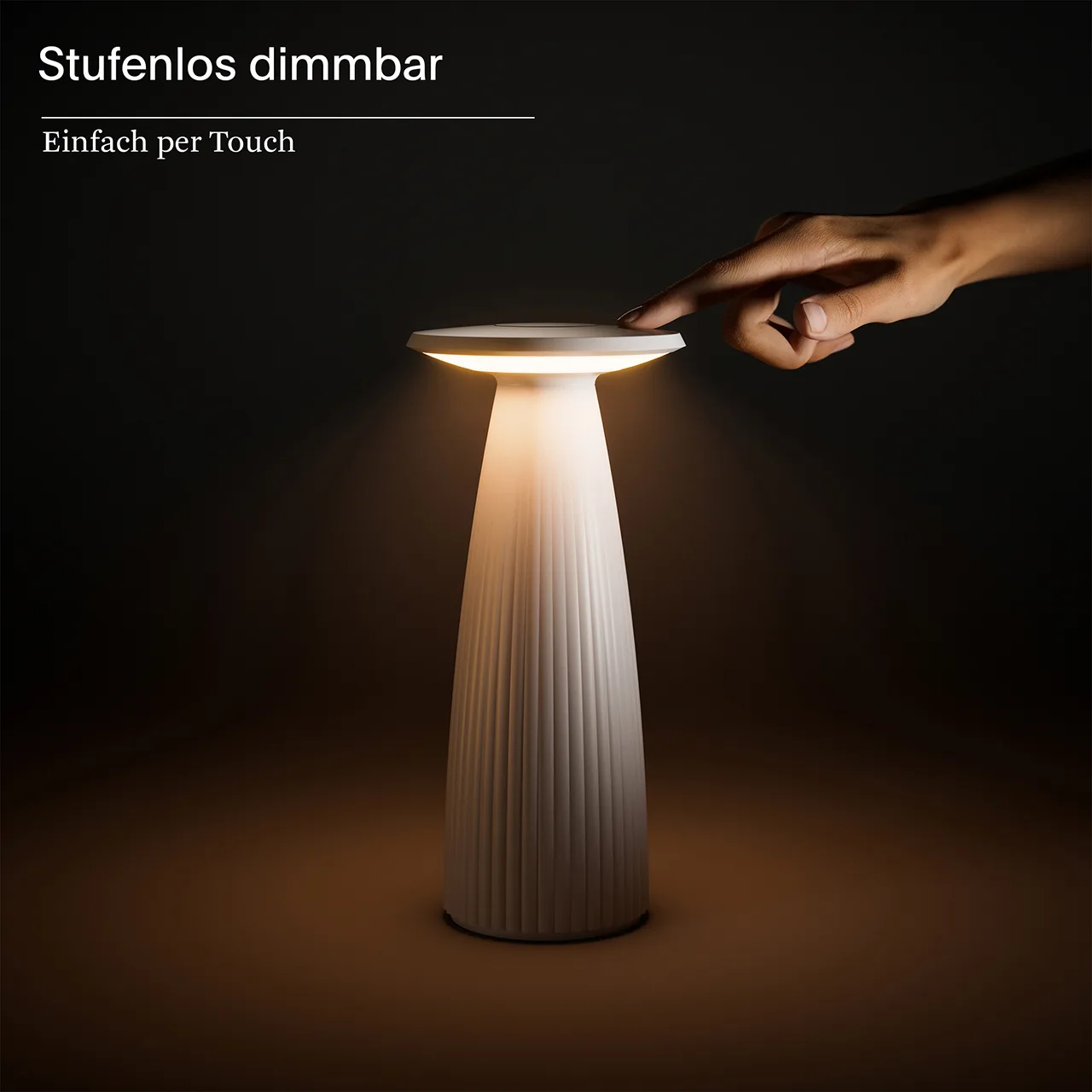 Sigor Nuflair Akku-Tischleuchte sonnengelb – Bild 4