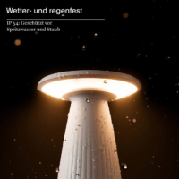 Sigor Nuflair Akku-Tischleuchte goldfarben – Bild 7