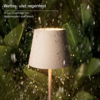 Sigor Nuindie Mini Akku Tischleuchte dünenbeige USB-C – Bild 7