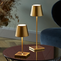 Sigor Nuindie Mini Akku Tischleuchte goldfarben USB-C – Bild 2