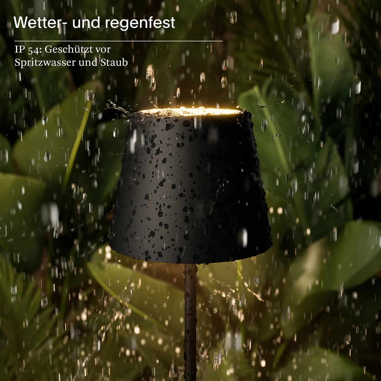 Sigor Nuindie Mini Akku Tischleuchte nachtschwarz USB-C – Bild 5